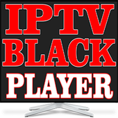 iptv black player icon