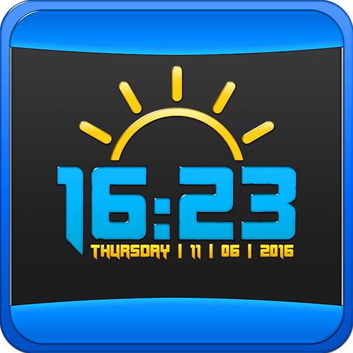 Accurate Weather Digital Clock icon