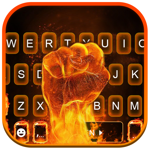 Fire Fist Keyboard Theme icon