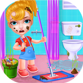 Baby Doll House Cleaning icon