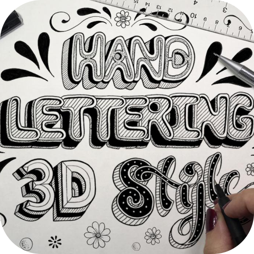 HAND LETTERING 3D FOR BEGINNER icon