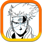 How to draw Narut0 icon