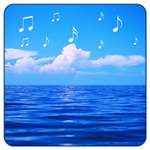 MP3 player with Sea Photos icon