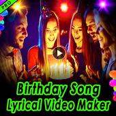 Birthday wishes – Lyrical Birthday Video Maker icon
