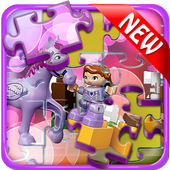 Jigsaw toys Sofia Lego icon