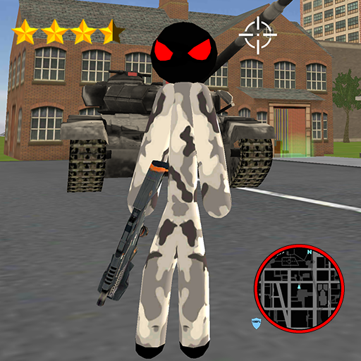 Army Stickman Rope Hero Counter Attack Crime icon