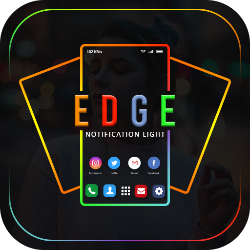 edge notification lighting rounded corner icon