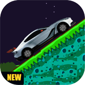 Up hill racing : hill climb icon