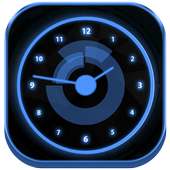 Neon Clock on 9Apps