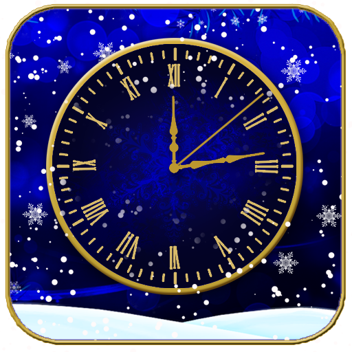 Зимние Часы живые обои иконка
