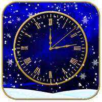 Winter Clock live wallpaper