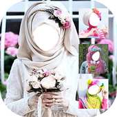 Flowers on Hijab Fashion Style Frames 2019 on 9Apps