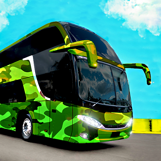 Army Bus Simulator 3D Army Coach Bus Driving Games icon