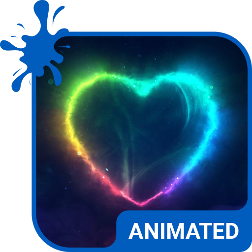 Neon Pulse Animated Keyboard   Live Wallpaper icon