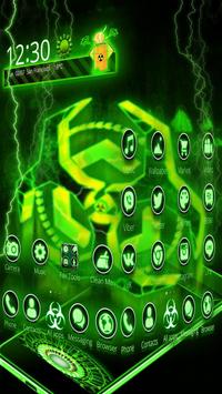 3D Biohazard Fluorescent Theme screenshot 2