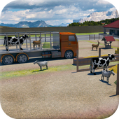Farm Animal Truck Transport icon