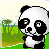 panda games for kids free icon