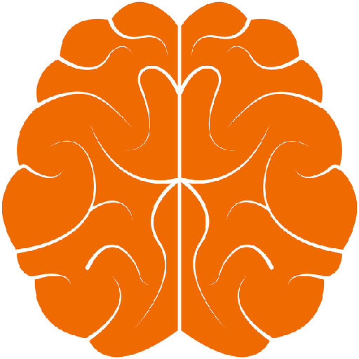 Brain reflection icon
