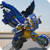 Bike Chase Robot Simulator icon