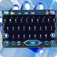 High-tech Network Keyboard Theme With Vortex on 9Apps