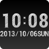 Drawing clock widget W-MeClock icon