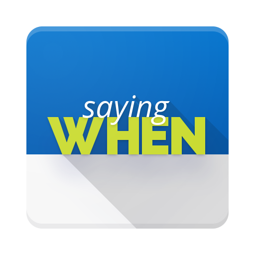 Saying When icon