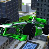 Sports Racing Car Roof Jumping icon