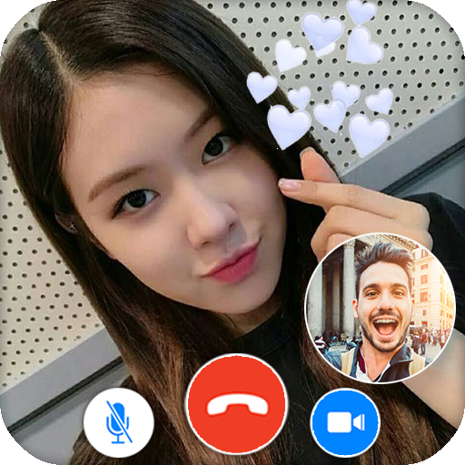 Rose Video Call Blackpink- Video Call Simulation icon