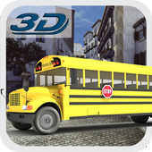 School Bus Driver Sim 3D Free icon