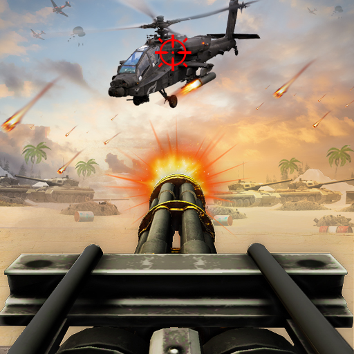 Desert Heli Machine Gun Games icon