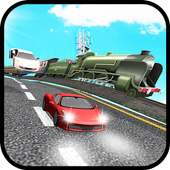 Train vs Super Car Racing Challenge