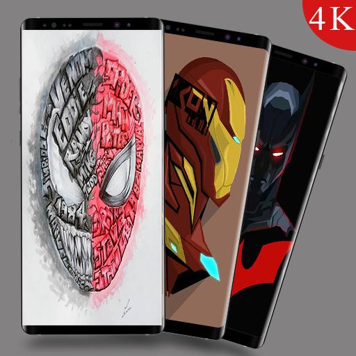 Superhero - Logos Wallpapers, All Superheros Logo icon