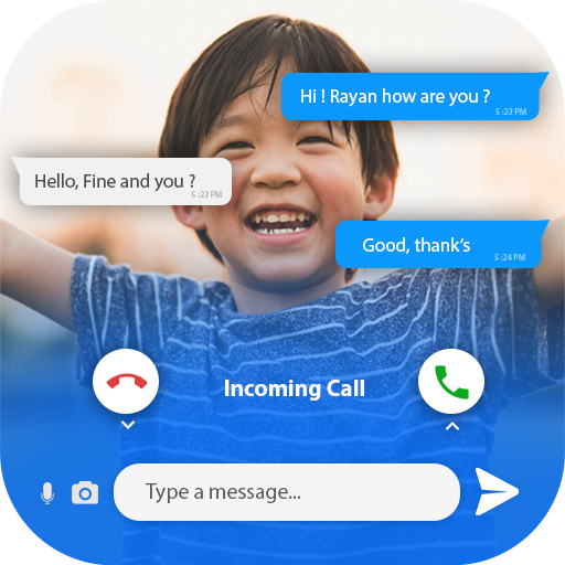 fake call with rayan family : live video + chat icon