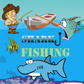 Shark fishing games free icon