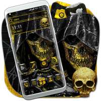 Golden Skull Launcher Theme on 9Apps