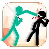 Stick Men Fighting - Multiplayer Ninja Fight Game icon