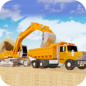 Crane Building Construction 3D icon