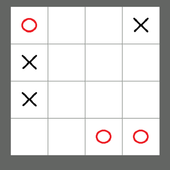 4x4 5x5 6x6 Tic Tac Toe أيقونة