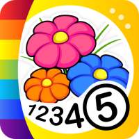 Раскрась по номерам - Цветы on 9Apps
