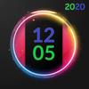 Always On Display Home Clock AMOLED Edge Wallpaper icon