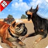 Angry Dog Fighting Hero: Wild Street Dogs Attack icon
