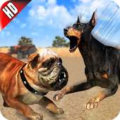 Angry Dog Fighting Hero: Wild Street Dogs Attack