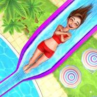 Pool Ride Rush - Water Park Racing Games 2021