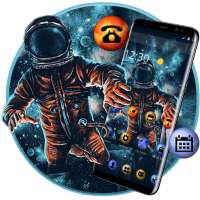 Space Universe Wandering Astronaut Theme on 9Apps