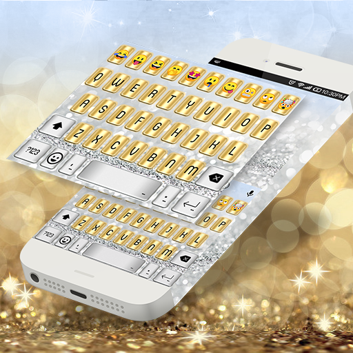 Gold Silver Emoji Keyboard icon