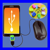 USB OTG checker otg cable أيقونة