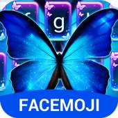 Neon Butterflies Keyboard Theme on 9Apps