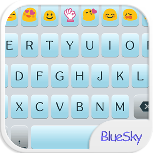 Blue Sky Emoji Keyboard Theme icon