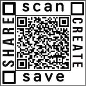 QR Code Scan Save Create icon