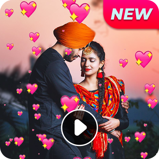 Heart Effect Photo Video Maker - Photo Animation أيقونة